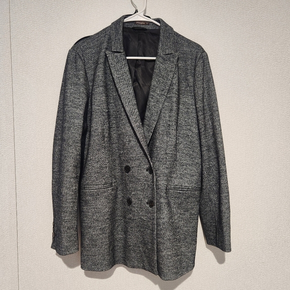 J. McLaughlin Jackets & Blazers - J. Mclaughlin Warrington Jacket Double Breasted Wool Blend Blazer Size 10